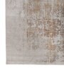 Ivory Abstract Polyester 5x7.5 Feet Machine Made Carpet