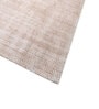 Ivory Abstract Viscose 5 ft X 8 ft Hand Woven Carpet