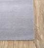 Ivory Abstract Wool & Bamboo Slik 8 ft x 10 ft Hand Knotted Carpet