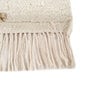 Ivory Abstract Wool 5 ft X 8 ft Hand Woven Carpet