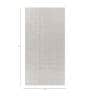 Ivory Abstract Wool 5 ft X 8 ft Hand Woven Carpet