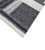 Ivory Abstract Wool 6 ft X 9 ft Hand Tufted Rectangle Carpet