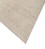 Ivory Abstract Wool 6 ft X 9 ft Hand Woven Carpet