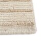 Ivory Abstract Wool 6 ft X 9 ft Hand Woven Carpet