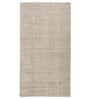 Ivory Abstract Wool 6 ft X 9 ft Hand Woven Carpet