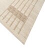 Ivory Abstract Wool 6 ft X 9 ft Hand Woven Carpet