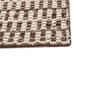 Ivory Abstract Wool 6 ft X 9 ft Hand Woven Carpet