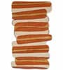 Ivory Abstract Wool and Cotton 5 ft x 8 ft Hand tufted Carpet