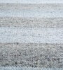 Ivory Abstract Wool and Viscose 5 ft X 8 ft Flat Weaves
