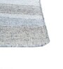 Ivory Abstract Wool and Viscose 5 ft X 8 ft Flat Weaves