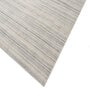 Ivory Abstract Wool and Viscose 6 ft X 9 ft Hand Woven Carpet
