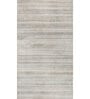 Ivory Abstract Wool and Viscose 6 ft X 9 ft Hand Woven Carpet