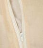 Ivory and Brown Silk Textured 24x24 inches (Set of 2) Cushion Covers