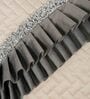 Ivory and Grey Silk Textured 24x24 inches (Set of 2) Cushion Covers