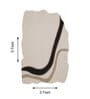 Beige Solid Woolen 36 x 60 Inches Hand Tufted Rug