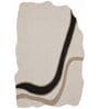 Beige Solid Woolen 60 x 96 Inches Hand Tufted Rug