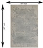 Ivory Wool And Cotton 5 X 8 Ft Hand Tufted Carpet