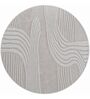 Beige Abstract Blended Woolen 72 x 72 Inches Hand Tufted Rug