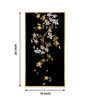Ivory Bloom Glass Finish Vertical Wall Art