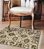 Ivory Persian Wool 2x3 Feet Handmade  Dhurrie