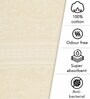 Ivory Solid 550 GSM Cotton Towel Sets (Set of 3)