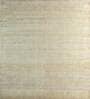 Ivory Distressed Wool 8 ft x 10 ft Hand Knotted Carpet