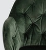 Ivory Elan Tufted Velvet Accent Chair in Green Colour