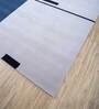 Ivory Geometric Wool 8 ft x 10 ft Hand knotted Carpet