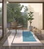Ivory Geometric Wool 9 ft x 12 ft Hand knotted Carpet