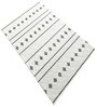 Ivory Geometric Wool And Cotton 8 X 5 Feet Hand Tufted Carpet