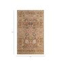 Ivory Traditional Wool 3 ft X 5 ft Hand Tufted Carpet