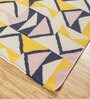 Ivory Geometrical Wool 5'6 ft X 7'6 ft Flat Weaves