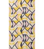 Ivory Geometrical Wool 5'6 ft X 7'6 ft Flat Weaves