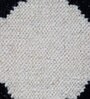 Ivory Geometrical Wool 5 ft X 8 ft Flat Weaves