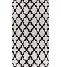 Ivory Geometrical Wool 5 ft X 8 ft Flat Weaves