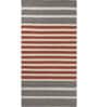 Ivory Geometrical Wool 5 ft X 8 ft Flat Weaves
