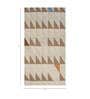 Ivory Geometrical Wool 5 ft X 8 ft Flat Weaves