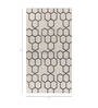 Ivory Geometrical Wool 5 ft X 8 ft Flat Weaves