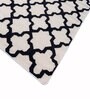 Ivory Geometrical Wool 5 ft X 8 ft Flat Weaves