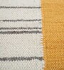 Ivory Geometrical Wool 5 ft X 8 ft Flat Weaves