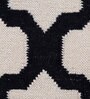 Ivory Geometrical Wool 5 ft X 8 ft Flat Weaves