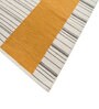 Ivory Geometrical Wool 5 ft X 8 ft Flat Weaves