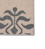 Ivory Geometrical Wool 5 ft X 8 ft Flat Weaves