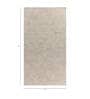 Ivory Geometrical Wool 5 ft X 8 ft Flat Weaves