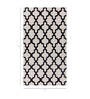 Ivory Geometrical Wool 5 ft X 8 ft Flat Weaves