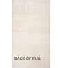 Ivory Geometrical Wool 5 ft X 8 ft Flat Weaves