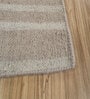 Ivory Geometrical Wool 6 ft X 9 ft Flat Weaves
