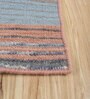 Ivory Geometrical Wool 6 ft X 9 ft Flat Weaves