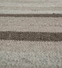 Ivory Geometrical Wool 6 ft X 9 ft Flat Weaves