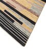 Ivory Geometrical Wool 6 ft X 9 ft Flat Weaves